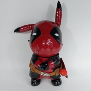 Pokemon Deadpool Pikachu Plush Toy‎ 17 Inches Tall